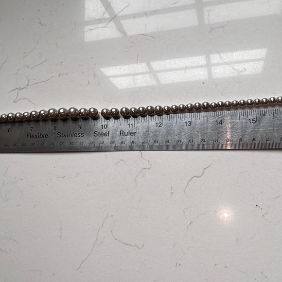 Tiffany & Co. Sterling Silver Graduated Bead Necklace - Picture 5 of 15